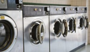 commercial laundry machines.